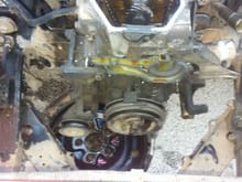 Then I removed the water pump.