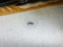 same with this one once glued it wasn't visible from the other side