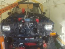 so im dropping a 2jzgte into my 4runner. the motor is in still have a ways to go before its finished but since this is where the motor sits height wise im gonna either have to run a hood scoop or a body lift. i would like to stray away from a body lift if possible but dont want the hood scoop to be enormous,so my question is for a body lift is there a difference in the body mounts between the manual and auto?