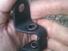 holes drilled out to 7/16" to accommodate new stronger bushing/bearing McMaster part 2938T5

http://www.mcmaster.com/#2938t5/=13xrmvw