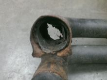 I'm guessing Smittybilt used around 14 gauge steel (.075") or thinner for their tubing