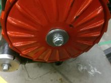 I've heard one of the main points of failure is the break retaining clip popping off under a load, so I chucked it up in the lathe and drilled and tapped a 5/16" bolt into the end and turned off the other part I didn't need