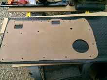 I was careful to double check the position and alignment of the holes for the fasteners.  and because I'm not fancy and wanted to cut a bunch of tiny rectangular holes, I used the same drill for the upper metal tab holes.