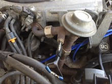 EGR temp sensor has been by passed but the old owner put connectors on each side with one male and one female connector per side.