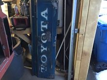 Discovered yet more rust under the ‘O’ in Toyota, cut it out and installed an additional patch panel. 
