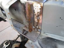 In metal and ready for the outer box section. Like the flange below the screws will eventually be bolts.