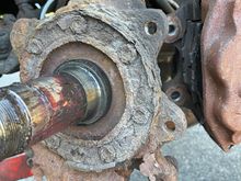 So never buy a car from Vermont. Where’s the backing plate? 