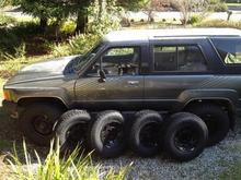 Ready to give back the FJ it's tires, and get the new Cooper Destination At3 30x9.50R15's with walnut shell blasted wheels.