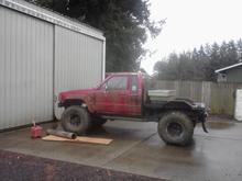 87 Flat Bed toyota project