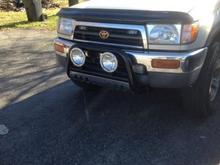 new bull bar and lights