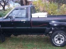 Hey everybody..
I bought this truck off of my former part time job boss,he owns a towing co.I worked for him for about 6 months and noticed this truck just sitting in the lot and ask if I could buy ,and sure enough he said sure and charged me $1,500.Wow every time I get in the truck it to me feels like a new one lol..well it is my first 4wd and dam we havent had more that 3" of snow since Ive got it,so still waiting to go out and have some fun ..when I first got it I had to put tires on it and heard good things about the goodrich,so there went $500 ,which was glad to dish out..so far no serious problems,It hasnt let me down yet,when I got it it only had 85000 on it and now it has 106200,Of course I take good care of it,wish I could get new wheels and paint job,,my paint is starting to fade on the roof and hood..rust isnt much of a issue what I found I sanded then rust treatment then painted anyway have to keep a eye on that.Then I have put a pioneer sys. in 500 watt amp. sounds good enough for me,well all thanks for looking .Till next time,later!.