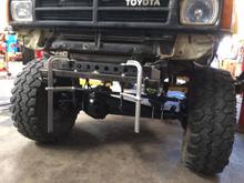 check ride height and shackle angle