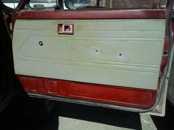 Factory door panel off an 86' pickup