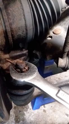 Loosen/tighten to break free. Makes a world of difference that I should've done long ago with fasteners in general.