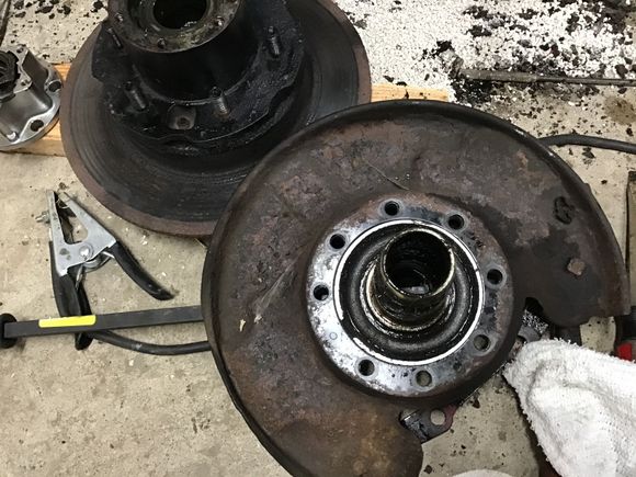 Spindle and dust shield