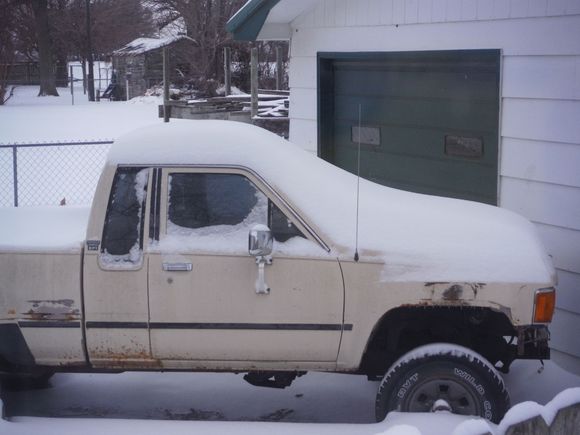 The trucks been sitting in my drive way for over a year waiting on the previous owner to figure out what he wanted to do with it.