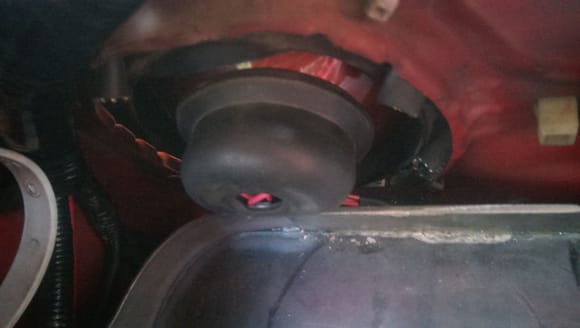 why I had to modify the headlight wiring and cheat it forward