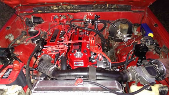 my late model engine installed.....