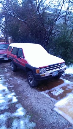 Snowy Weekend....not getting the motor pulled till it gets a bit warmer.