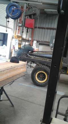 setting up the sides