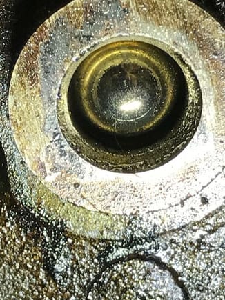 this the ball bearing in the rear oil galley