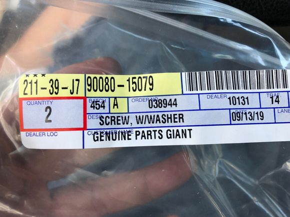 these are the screws you will need, there are two