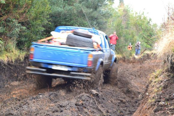 Mudding  in the Lake District ,Chile