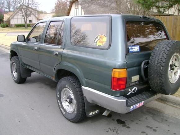 Took the chrome trim off the areas above the tires. I think it looks better.