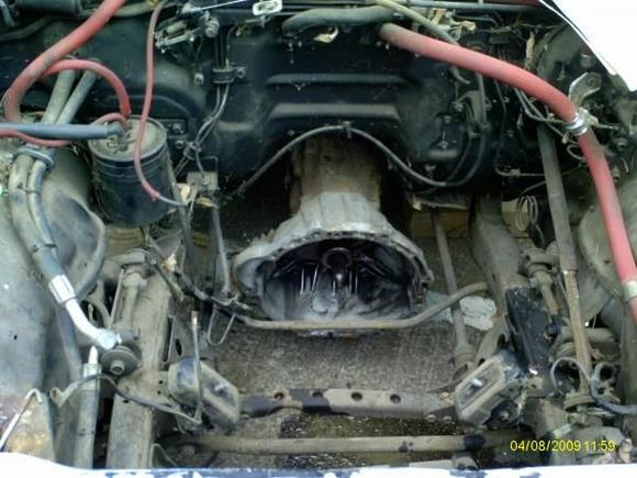 got the engine out good by 2wd off to better adventure