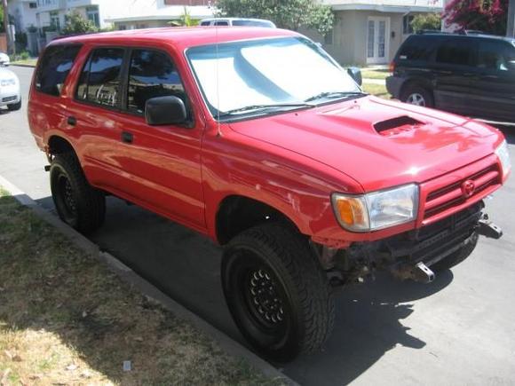 fresh paint and minus some dings and flaws.