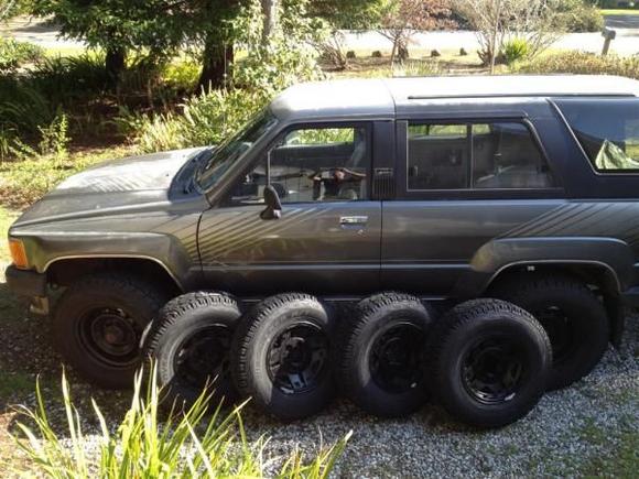 Ready to give back the FJ it's tires, and get the new Cooper Destination At3 30x9.50R15's with walnut shell blasted wheels.