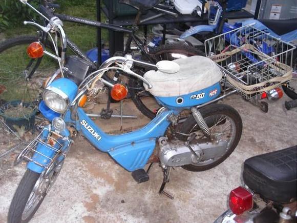 1986 Suzuki FA50 50cc 2 stroke scooter 30 to 35mph