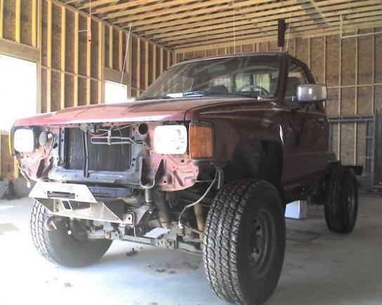 3 inch body lift, toy is getting there