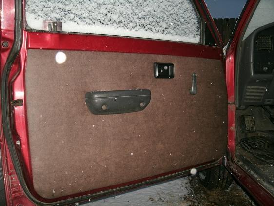 Door Panel, in the snow