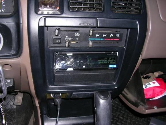 JVC head unit forgot the model name