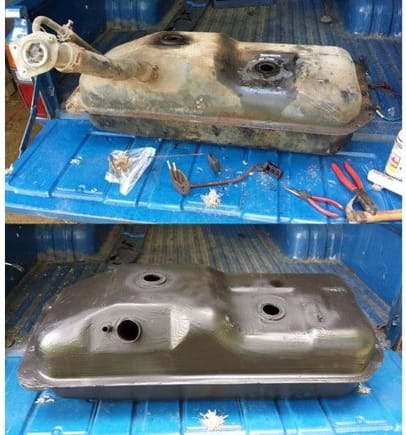 tank before after