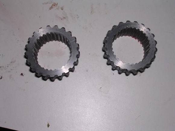 MM gears w/ .100" removed @ machine shop for $35. The machinist was worried about the gear because it was hardened but said once he started cutting it was pretty soft. Hmmmmmmmm......