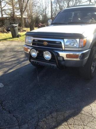 new bull bar and lights