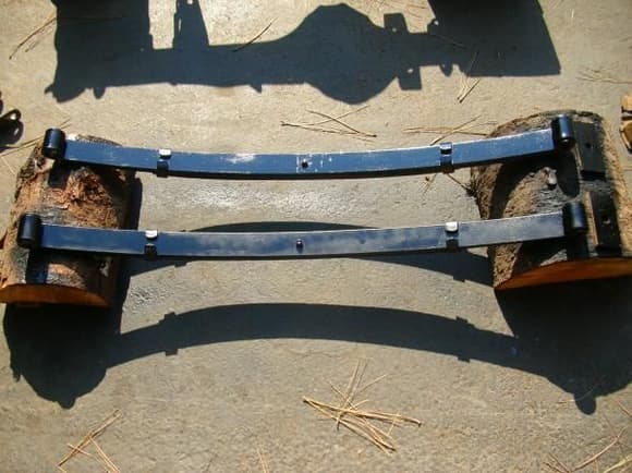 new (used) leaf springs that i painted