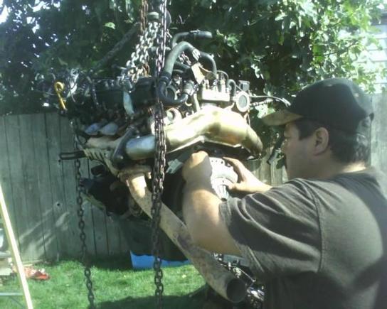 New 3vze (3.0L) block.puttin on my accessories