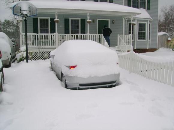 Sleeping 4wdinter (only till i shovel it out/pull it out)