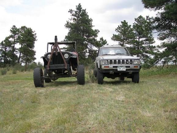 My buds 76 Cj5... Ha I got your jeep thing, now it hurts when I pee.