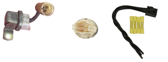 L to R: original, aftermarket, and connector kit