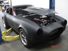 matte black primer before paint and stripe