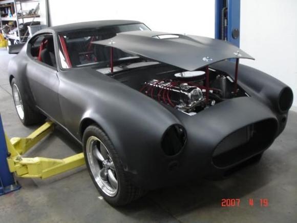 matte black primer before paint and stripe