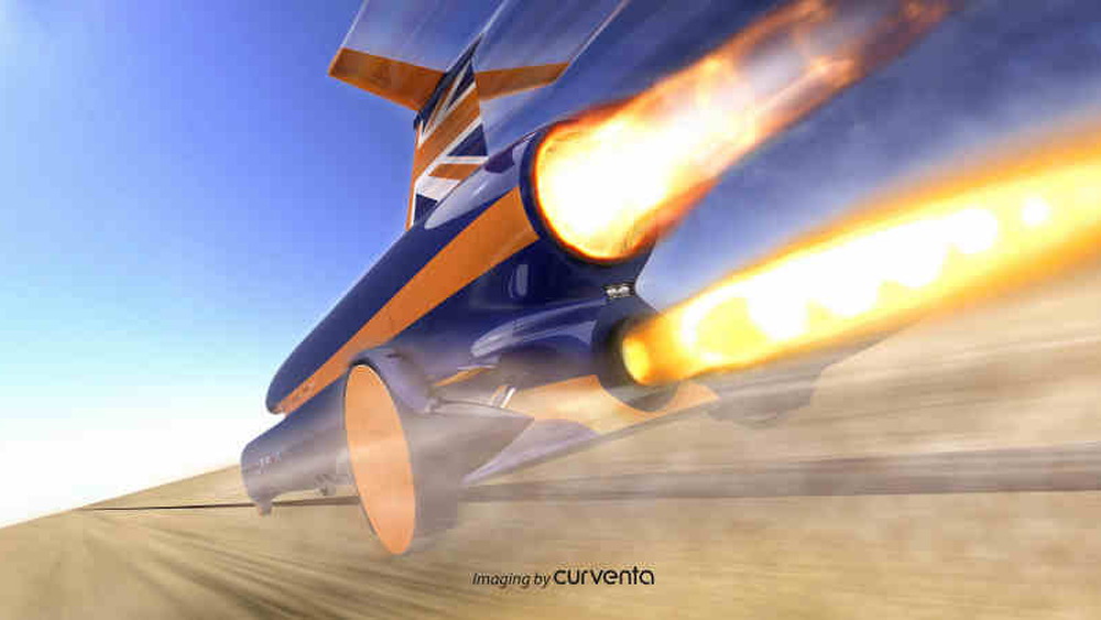 Bloodhound SSC 1,000 mph land speed record car