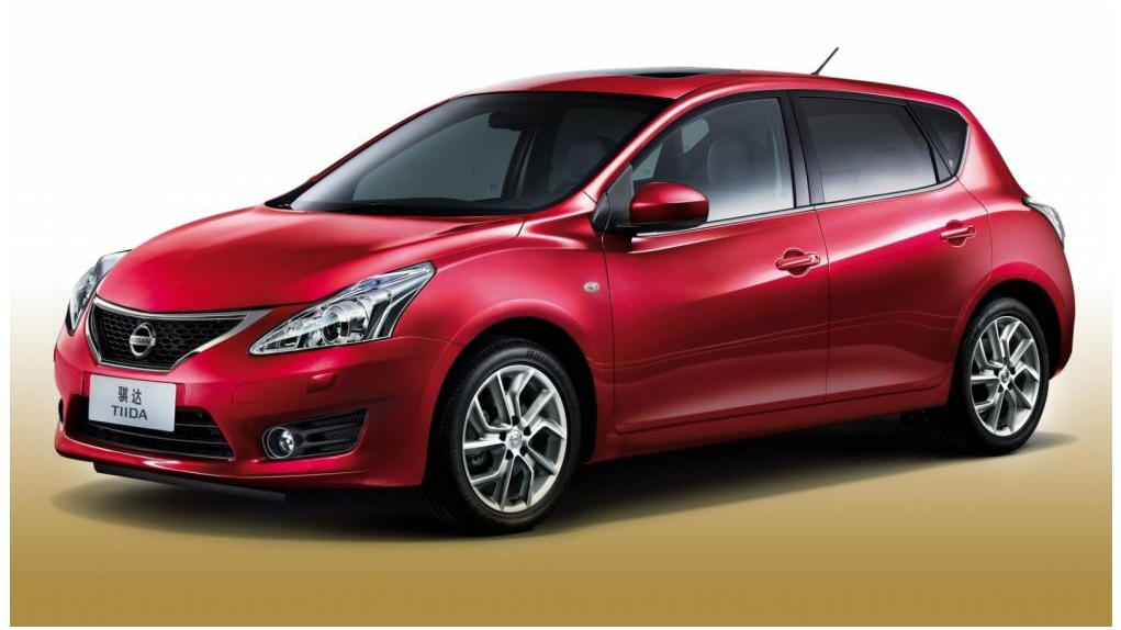 2012 Nissan Tiida hatchback, launched at Auto Shanghai 2011