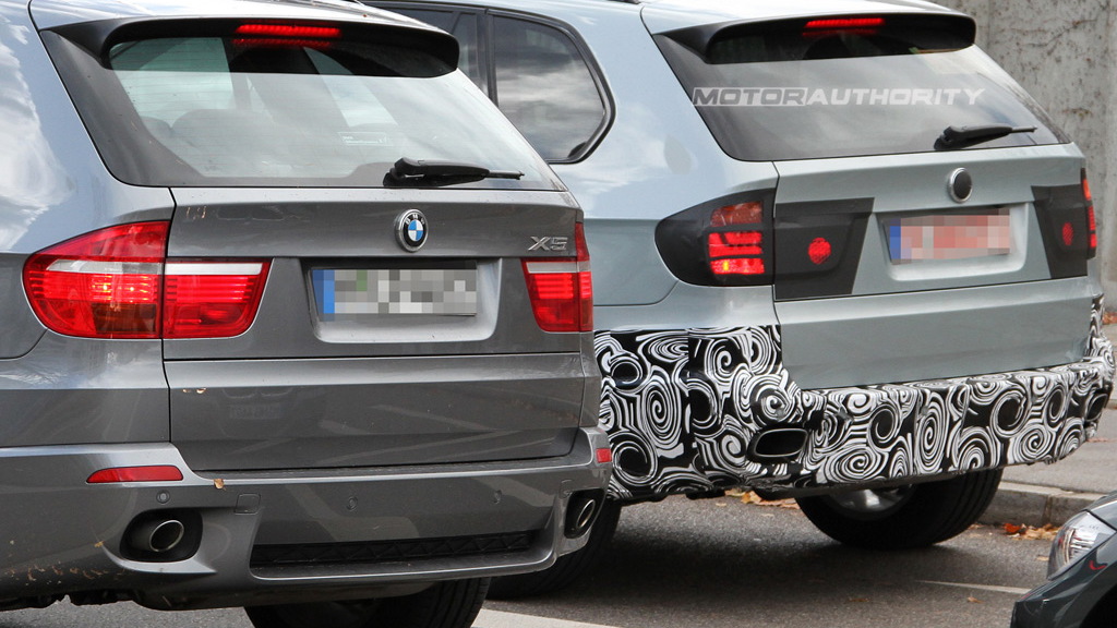 2010 BMW X5 facelift spy shots