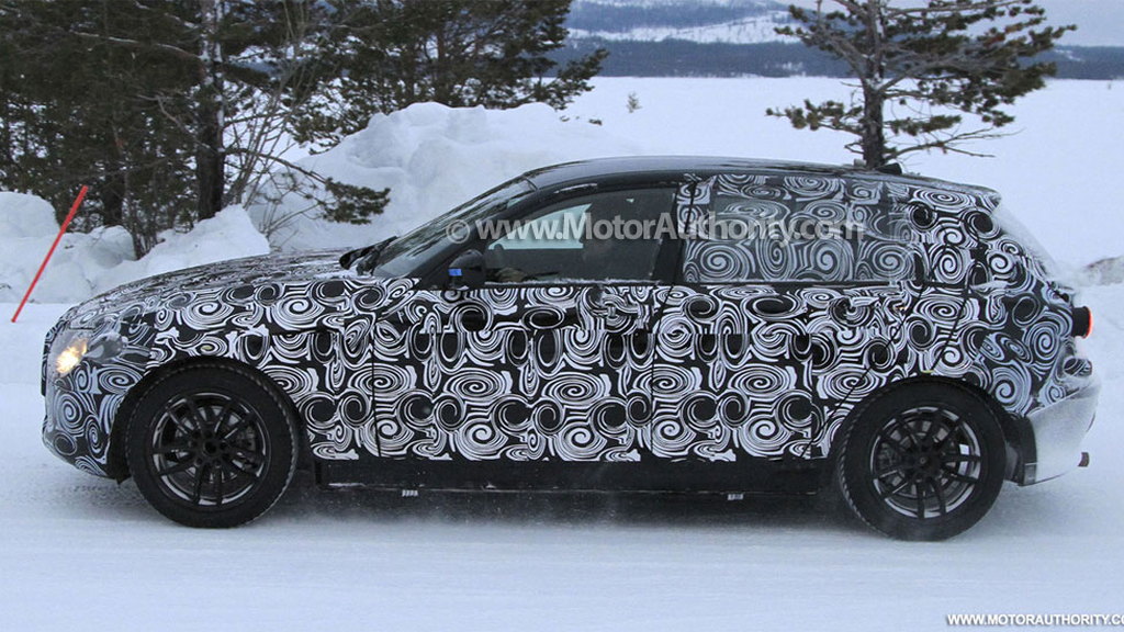 2012 BMW 1-Series Hatchback spy shots