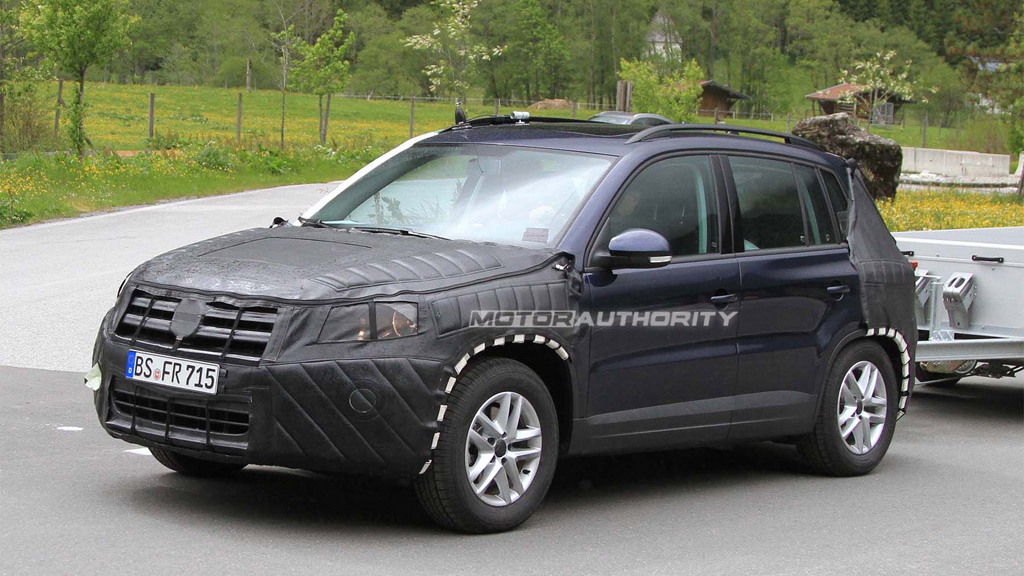 2011 Volkswagen Tiguan facelift spy shots